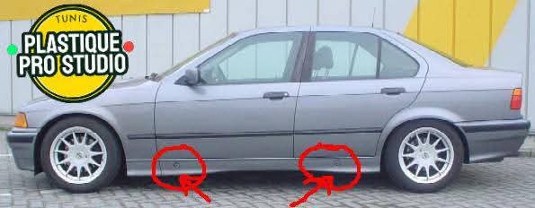 Cache-point de levage latéral pour BMW E36