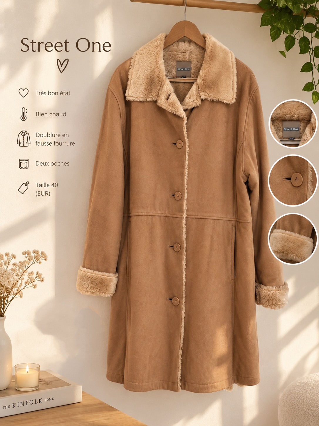 Manteau long Street One