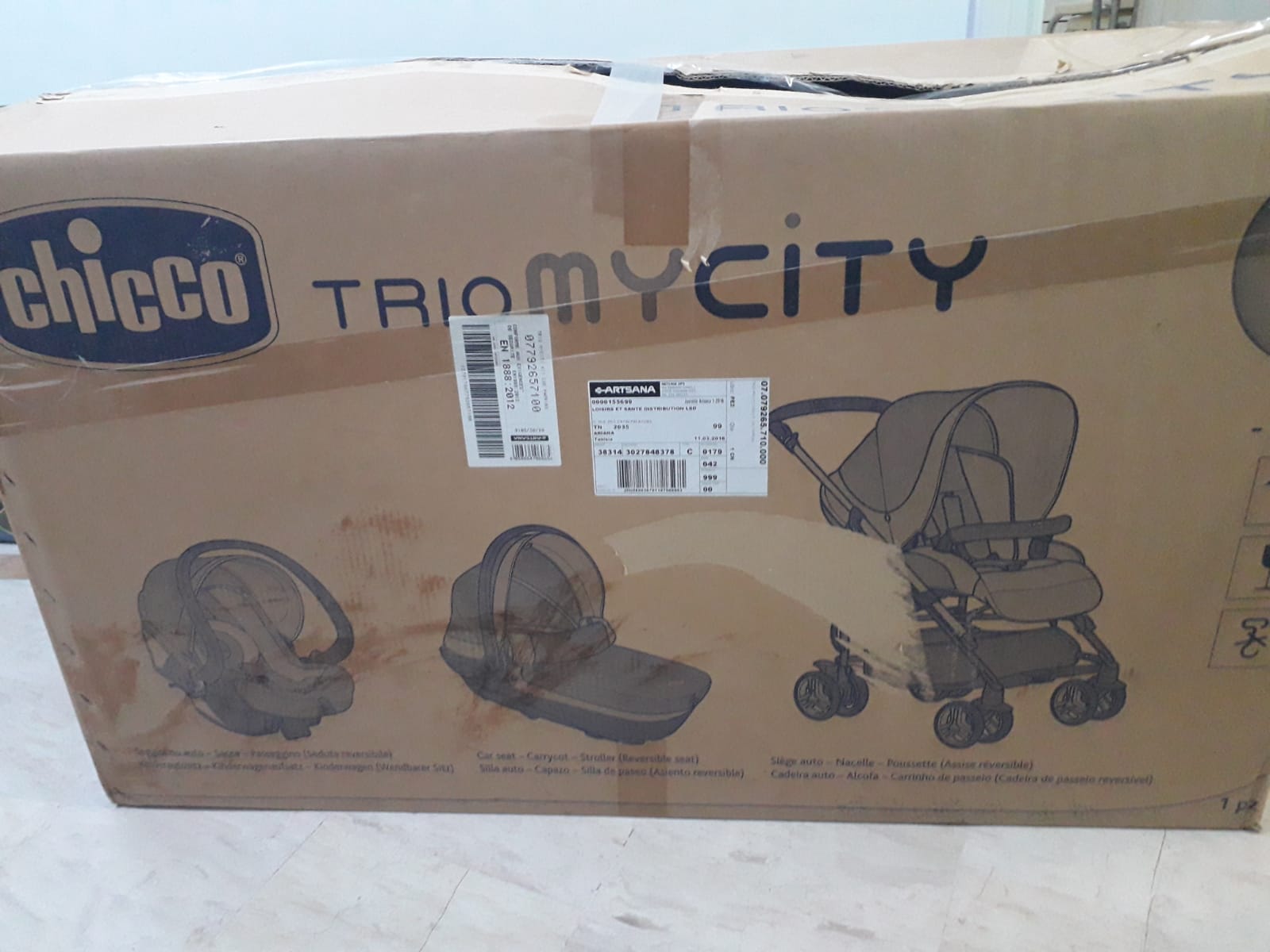 Trio poussette My City Chicco