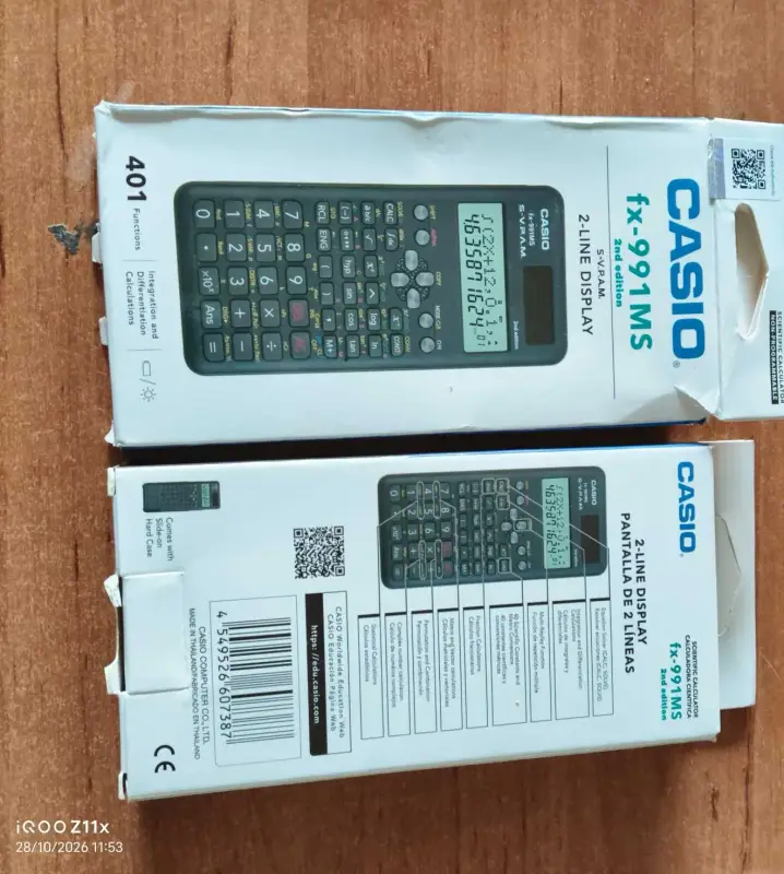 calculatrice scientifique casio Fx 991 MS