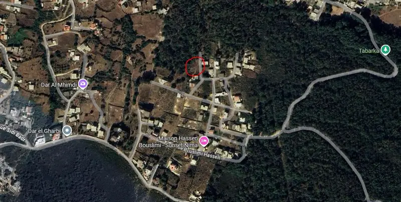 Terrain constructible de 400 m2 el hamdia tabarka