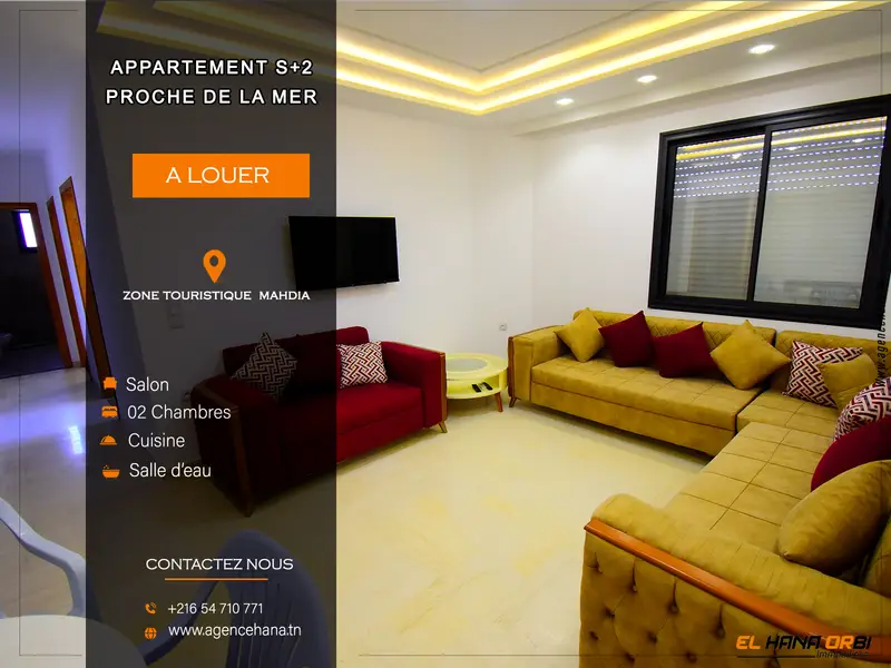 Appartement s2 à mahdia