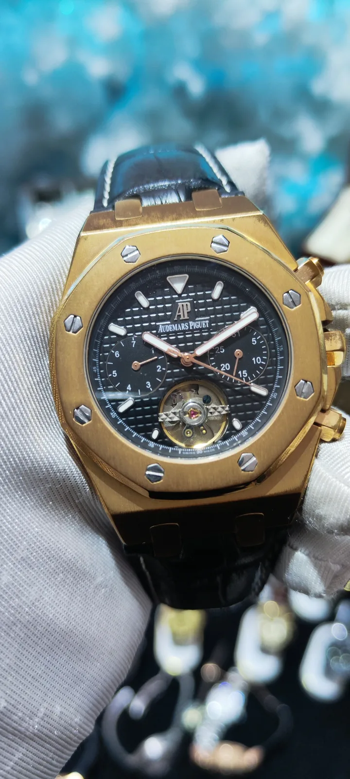 Montre Style AP Royal Oak Tourbillon Chrono – Neuve